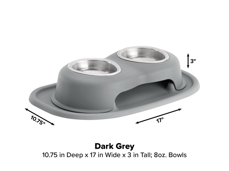 Double Dog Bowl Raised Feeding System - WeatherTech