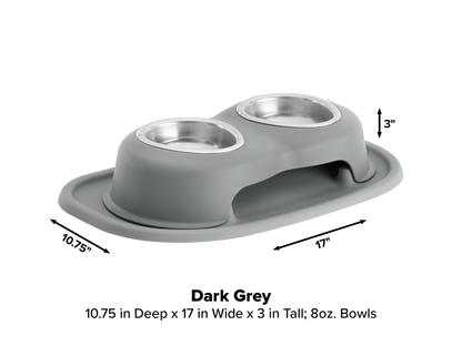 Double Dog Bowl Raised Feeding System - WeatherTech