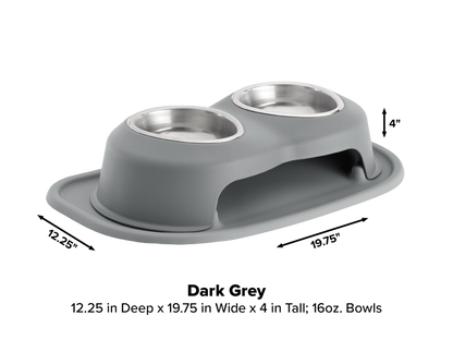 Double Dog Bowl Raised Feeding System - WeatherTech