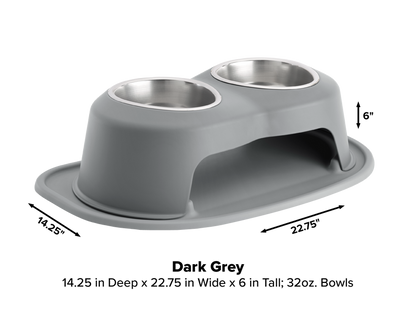 Double Dog Bowl Raised Feeding System - WeatherTech