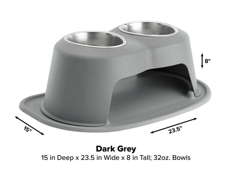 Double Dog Bowl Raised Feeding System - WeatherTech