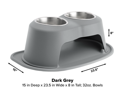 Double Dog Bowl Raised Feeding System - WeatherTech