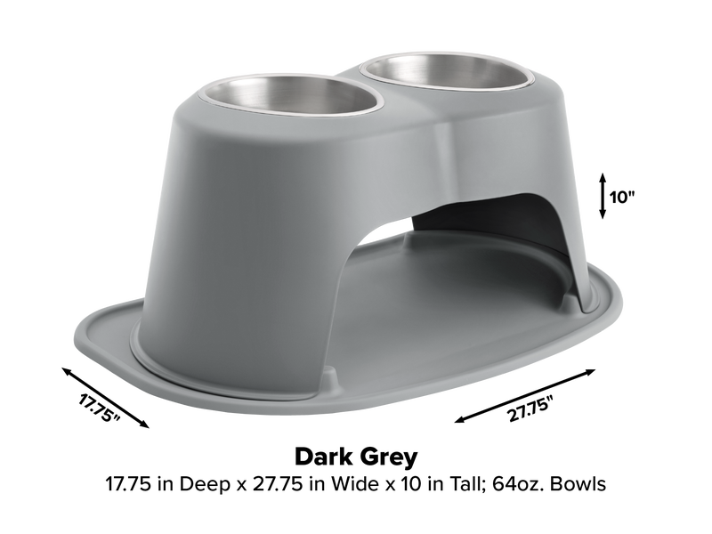 Double Dog Bowl Raised Feeding System - WeatherTech