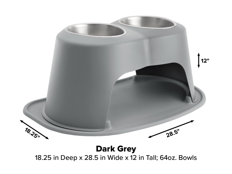 Double Dog Bowl Raised Feeding System - WeatherTech