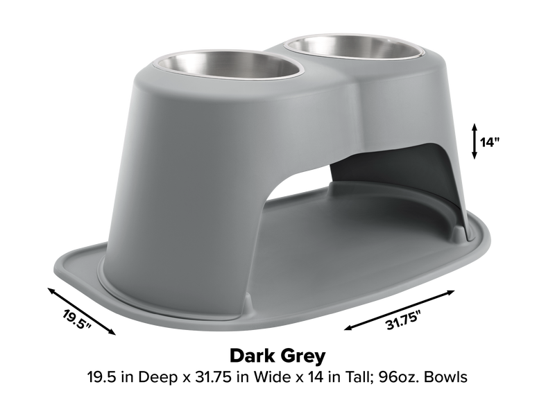 Double Dog Bowl Raised Feeding System - WeatherTech